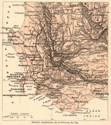 Districts occidentaux de la Province du Cap; Afrique Australe 1914. 'Districts occident..., 1914 Creator: Unknown