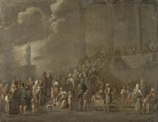 Distribution of Bread, 1640. Creator: Cornelis de Wael