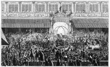 Distribution Of Food, Strasbourg, 1744, (1885).Artist: Weis and Lebas