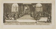Distribution of Rewards, plate eighteen from The Large Miseries of War, n.d. Creator: Gerard van Schagen