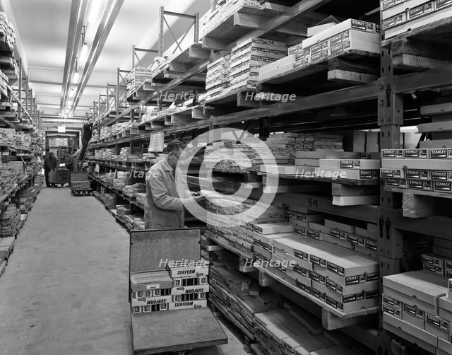 Distribution warehouse, Stanley Tools, Sheffield, South Yorkshire, 1967. Creator: Michael Walters.
