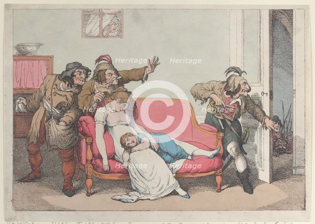 Disturbers of Domestic Happiness, ca. 1815., ca. 1815. Creator: Unknown.