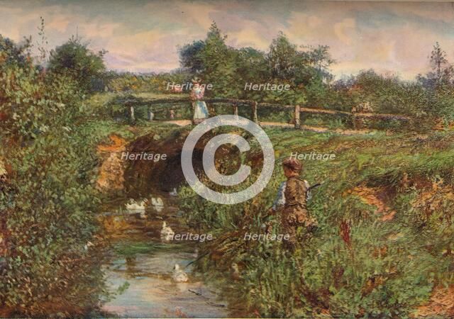 'Disturbing The Fishes', c1901. Artist: James Charles.