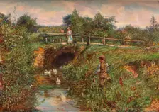Disturbing The Fishes c1901. Artist: James Charles