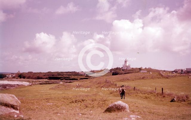 Disused lighthouse, St Agnes, Isles of Scilly, c1955. Creator: Arthur Charles Kirby Ware.