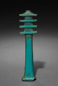 Djed-Pillar, 664-525 BC. Creator: Unknown