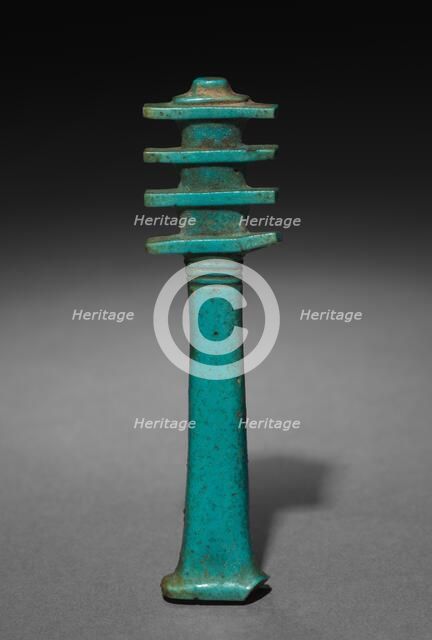 Djed-Pillar, 664-525 BC. Creator: Unknown.