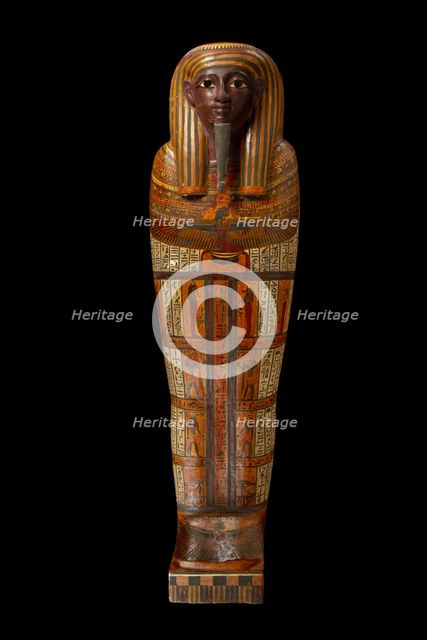 Djeddjehutefankh coffin, Third Intermediate Period (Egypt), c1070-715 BC Artist: Unknown.