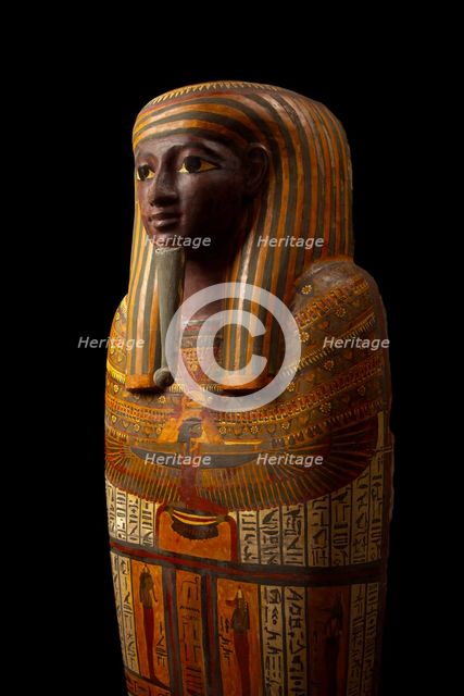 Djeddjehutefankh coffin, Third Intermediate Period (Egypt), c1070-715 BC. Artist: Unknown.