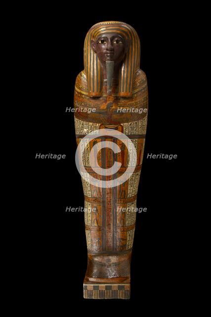 Djeddjehutefankh coffin, Third Intermediate Period (Egypt), c1070-715 BC Artist: Unknown.