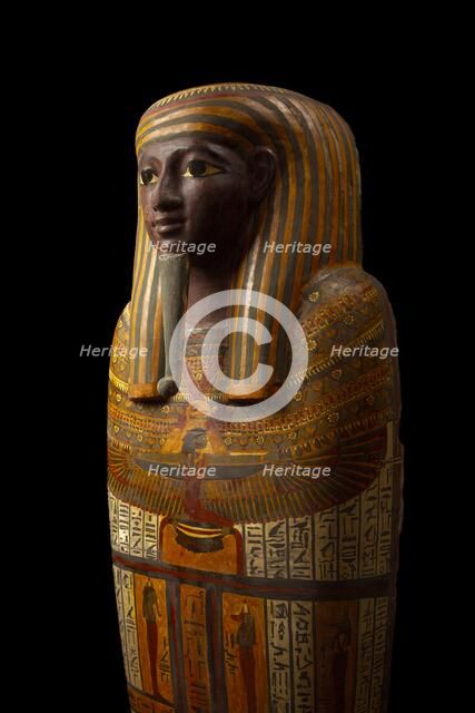 Djeddjehutefankh coffin, Third Intermediate Period (Egypt), c1070-715 BC. Artist: Unknown.