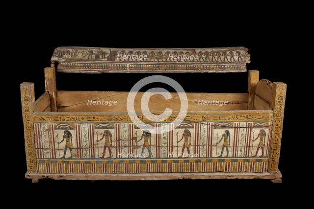 Djeddjehutefankh coffin, Third Intermediate Period (Egypt), c1070-715 BC. Artist: Unknown.