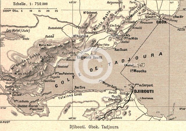 ''Djibouti. Obok. Tadjoura; Le Nord-Est Africain', 1914. Creator: Unknown.