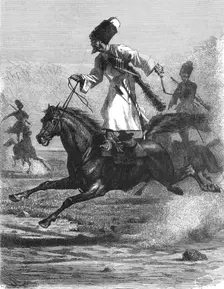 'Djighitoffka Cossacks; The Caucasus 1875. Creator: Unknown