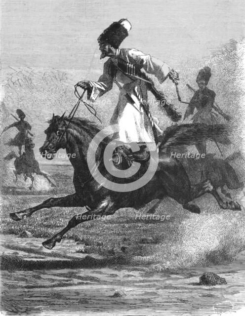 ''Djighitoffka Cossacks; The Caucasus', 1875. Creator: Unknown.