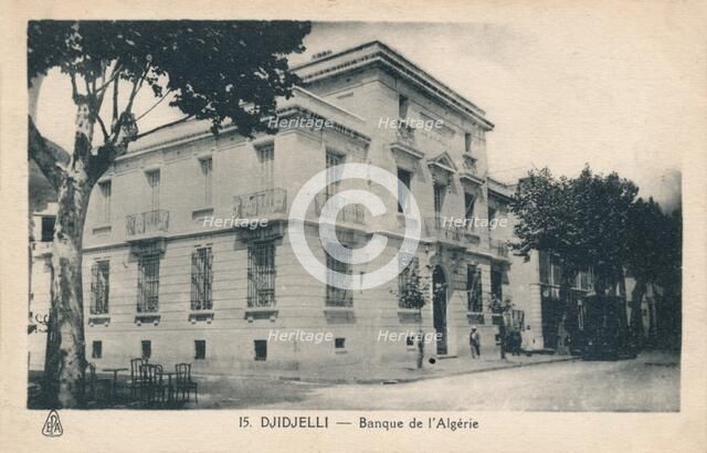 'Djidjelli - Banque de l'Algerie', c1940. Artist: Unknown.