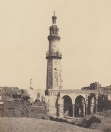 Djirdjeh, Mosquée en Ruines Sur le Bord du Nil, 1851-52, printed 1853-54. Creator: Félix Teynard