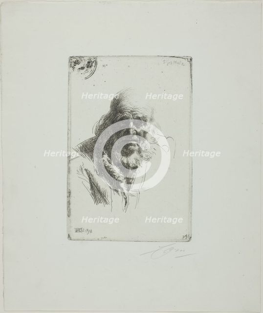 Djos Mats, 1911. Creator: Anders Leonard Zorn.