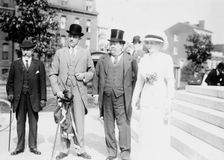 Dr. Cook Adams, John Barrett, Sir Geo. & Lady Reid, c1912. Creator: Bain News Service