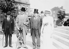 Dr. Cook Adams, John Barrett, Sir Geo. & Lady Reid, c1912. Creator: Bain News Service