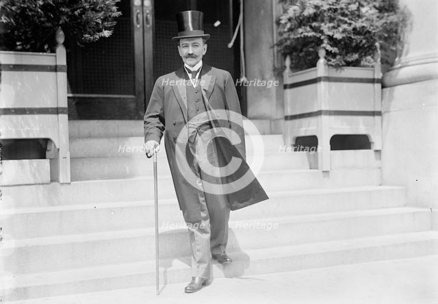 Dr. Carlos Manuel De Cespedes, Ambassador From Cuba, 1915. Creator: Harris & Ewing.