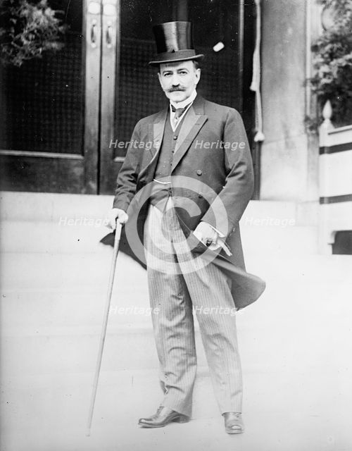 Dr. Carlos Manuel De Cespedes, Ambassador From Cuba, 1915. Creator: Harris & Ewing.