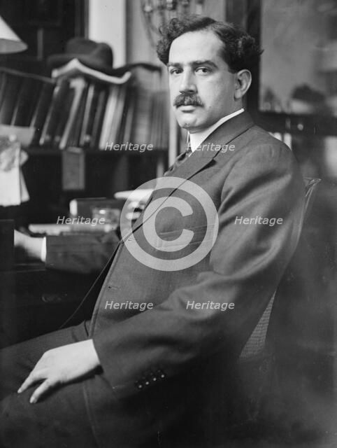 Dr. C.L. Alsberg, Chief, Bureau of Chemistry, 1912. Creator: Harris & Ewing.