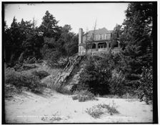 Dr. Cleland's cottage, Harbor Point, between 1890 and 1901. Creator: Unknown