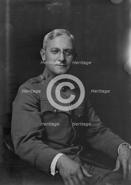 Dr. A.J. Hart, portrait photograph, 1918 July 15. Creator: Arnold Genthe.