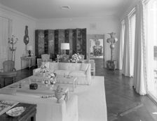 Dr. and Mrs. Leon Levy, residence at 1409 S. Ocean Blvd., Palm Beach, 1959. Creator: Gottscho-Schleisner, Inc