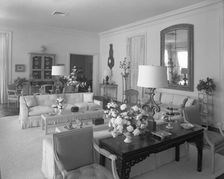 Dr. and Mrs. Leon Levy, residence at 1409 S. Ocean Blvd., Palm Beach, 1959. Creator: Gottscho-Schleisner, Inc
