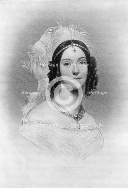 Dr. Angelica Singleton, Mrs. Abraham Van Buren, 1842, (1913). Creator: Unknown.