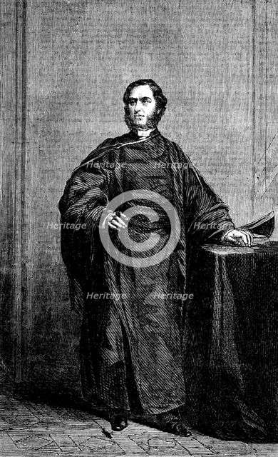 Dr. Ainger, Principal of St. Bees College, Cumberland…, 1862. Creator: Unknown.