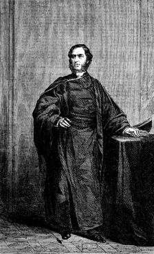 Dr. Ainger, Principal of St. Bees College, Cumberland…, 1862. Creator: Unknown