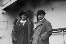 Dr. Alexis Carrel and wife, 1914. Creator: Bain News Service