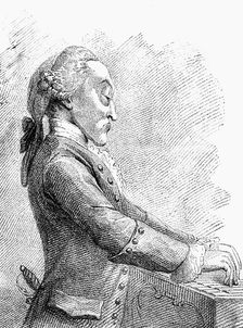 Dr Arne 1782.Artist: Francesco Bartolozzi