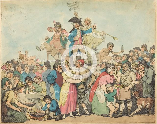 Dr. Botherum, the Mountebank, 1800. Creator: Thomas Rowlandson.