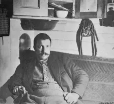 Dr. Blessing in his Cabin 1893-1896, (1897)