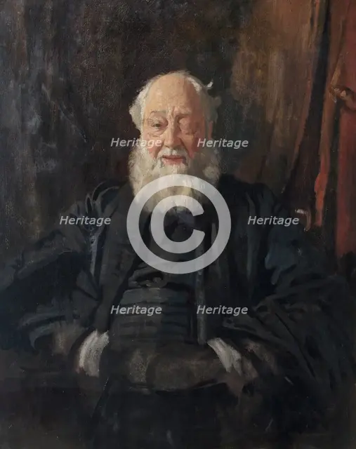 Dr Butler in Robes, early 20th century. Creator: William Orpen.