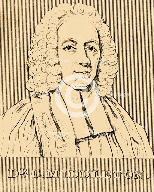 'Dr. C. Middleton', (1683- 1750), 1830. Creator: Unknown.