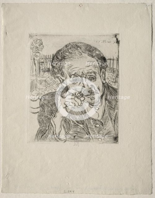 Dr. Gachet, 1890. Creator: Vincent van Gogh (Dutch, 1853-1890).
