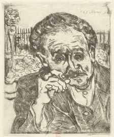 Dr. Gachet (Man with a Pipe), 1890. Creator: Vincent van Gogh