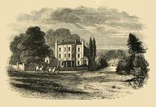 Dr. Glennie's Academy, Dulwich Grove, in 1820 (c1878). Creator: Unknown