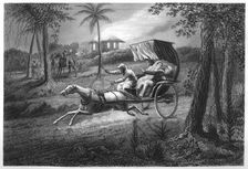 Dr Graham shot in his buggy by the Sealkote Mutineers 1857, (c1860)