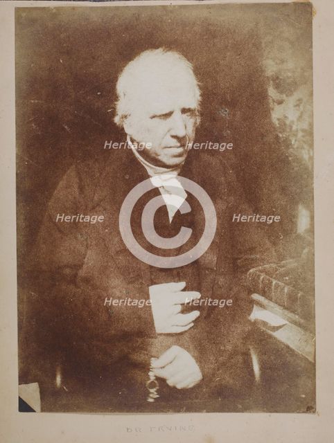 Dr. David Irving, 1843/47. Creators: David Octavius Hill, Robert Adamson, Hill & Adamson.