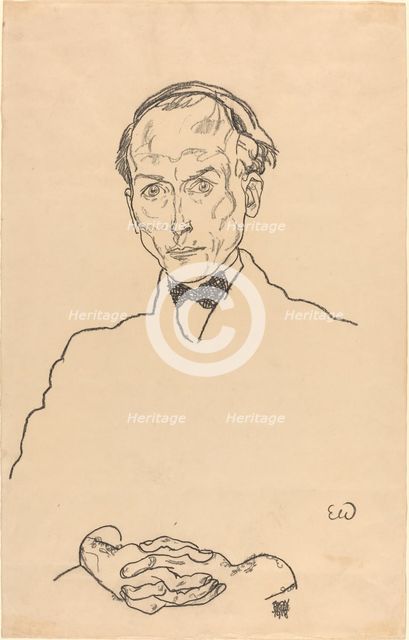 Dr. Ernst Wagner, 1918. Creator: Egon Schiele.