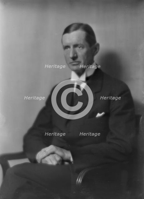 Dr. F.S. Walker, portrait photograph, 1918 Oct. 9. Creator: Arnold Genthe.
