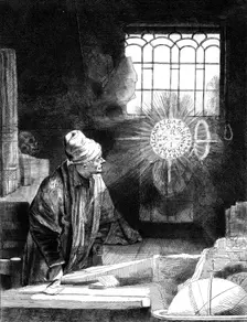 Dr Faustus in his Study