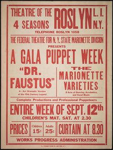 Dr. Faustus, Roslyn, NY, [1930s]. Creator: Unknown