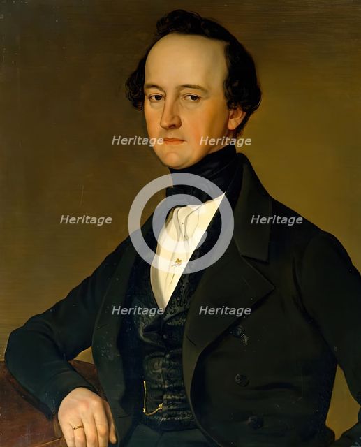 Dr. Franz Russ, 1844. Creator: Karl Teibler.
